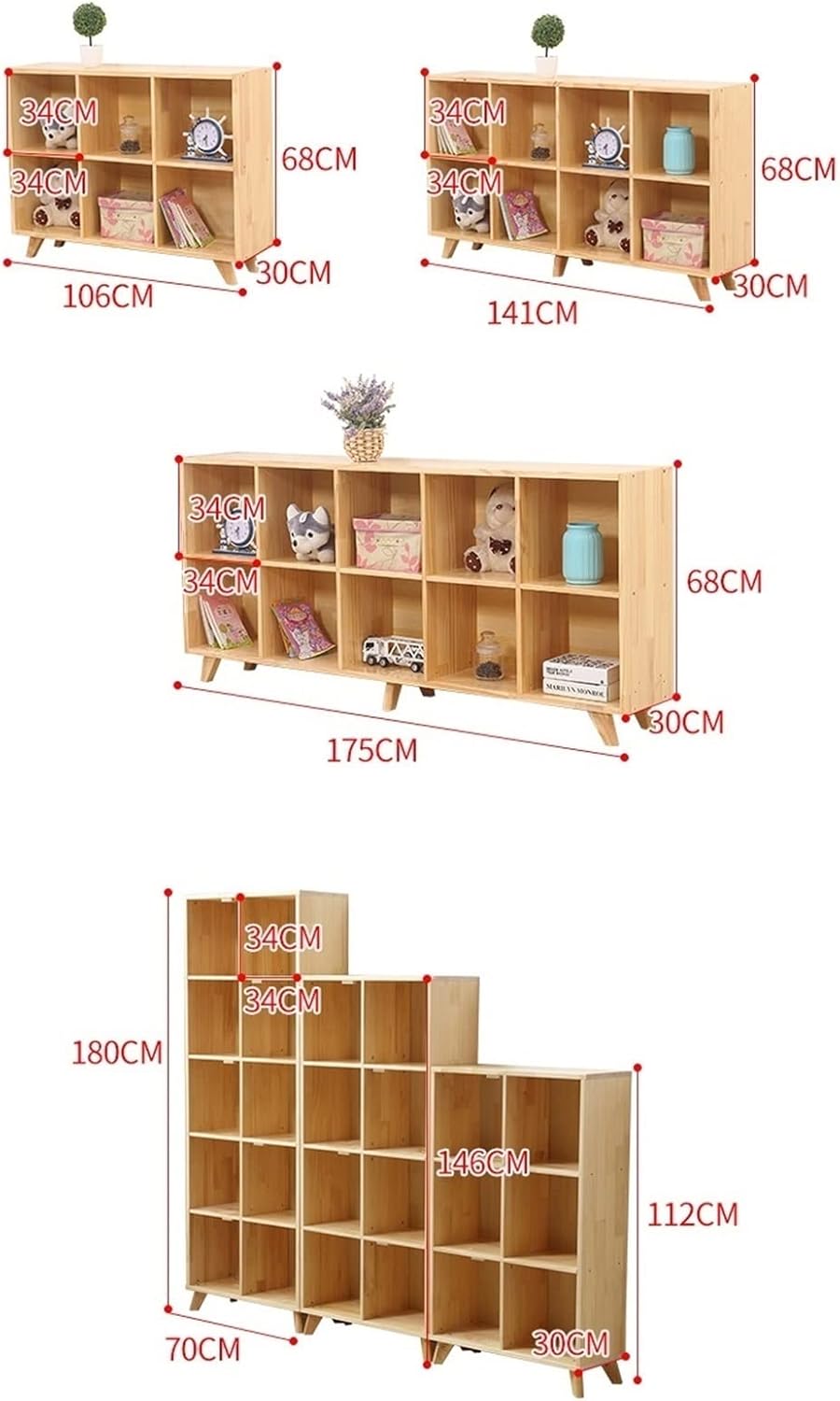 Modern Bookshelf Storage Rack 📚✨