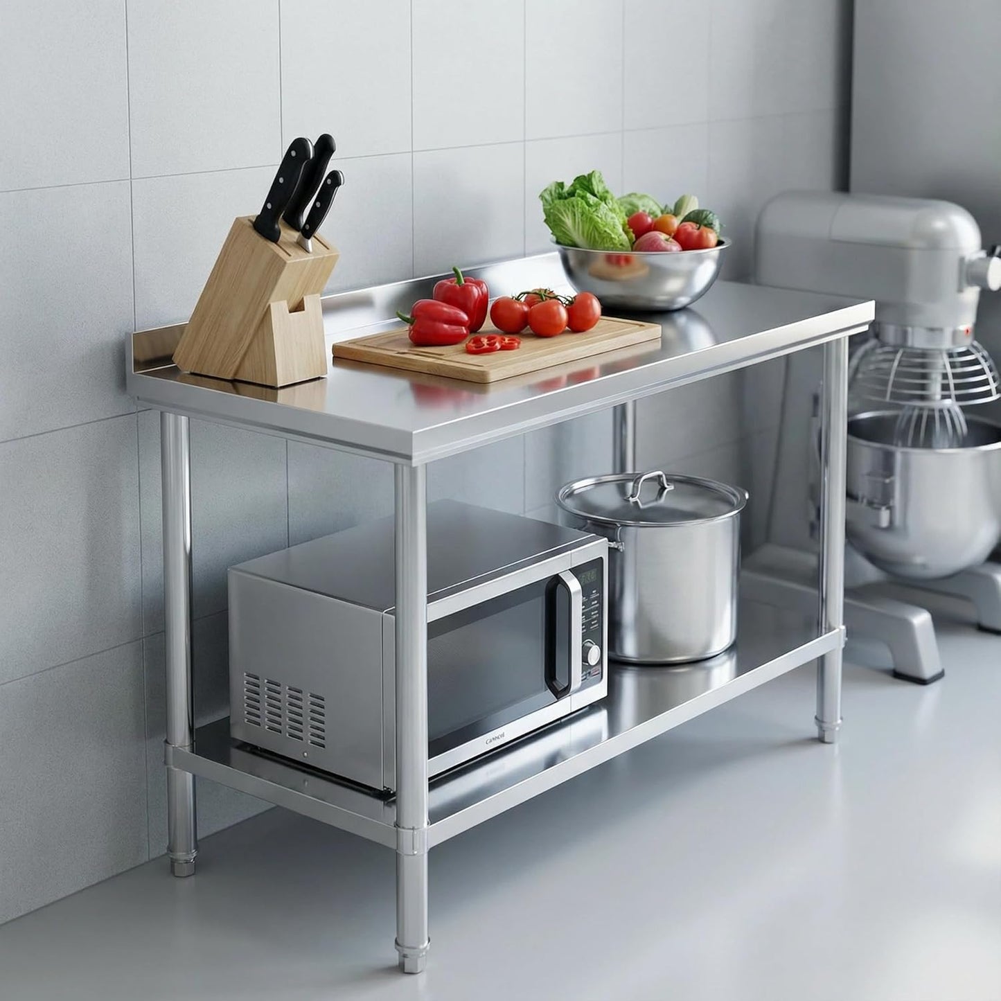 Double-Layer Kitchen Prep Rack 🍽️✨